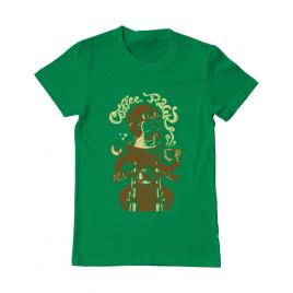 Tricou adler barbat coffee racer verde mediu