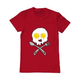Tricou adler barbat eggskull rosu
