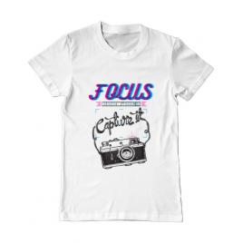 Tricou adler barbat focus and than capture it alb