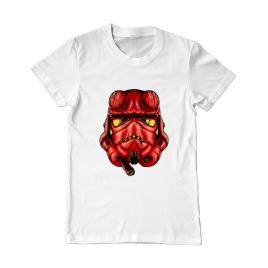 Tricou adler barbat helltrooperboy alb