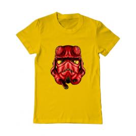 Tricou adler barbat helltrooperboy galben