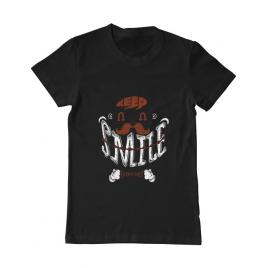 Tricou adler barbat keep smile everyday negru