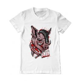 Tricou adler barbat pig saw alb