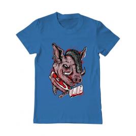 Tricou adler barbat pig saw albastru azuriu