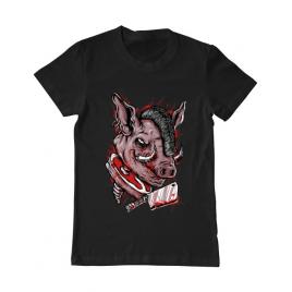 Tricou adler barbat pig saw negru