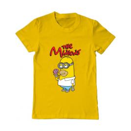 Tricou adler barbat the minions galben