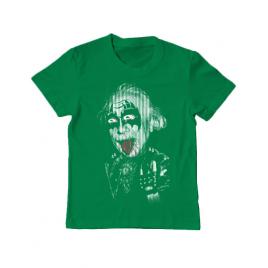 Tricou adler copil albert rockeinstein verde mediu