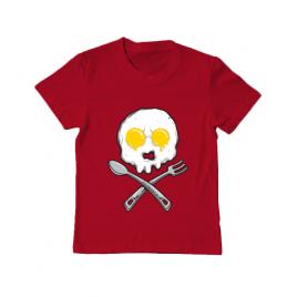 Tricou adler copil eggskull rosu