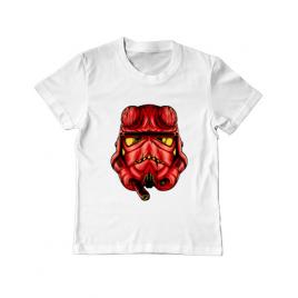 Tricou adler copil helltrooperboy alb