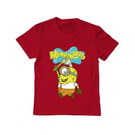 Tricou adler copil minionbob rosu