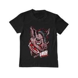 Tricou adler copil pig saw negru