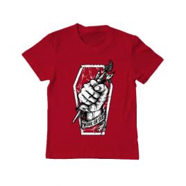 Tricou adler copil work or die rosu