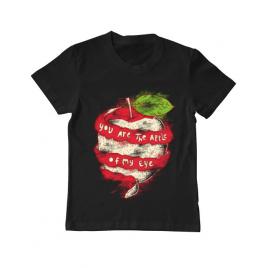 Tricou adler copil you are the apple of my eye negru