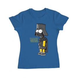 Tricou adler dama bart vader albastru azuriu