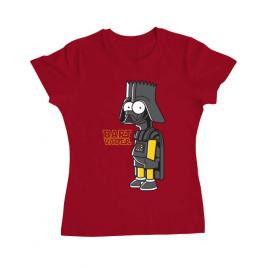 Tricou adler dama bart vader rosu