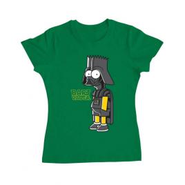 Tricou adler dama bart vader verde mediu
