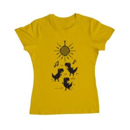 Tricou adler dama dance galben