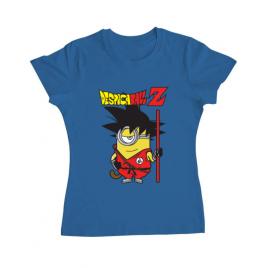 Tricou adler dama despicaball z son goku albastru azuriu