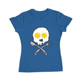 Tricou adler dama eggskull albastru azuriu