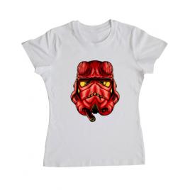 Tricou adler dama helltrooperboy alb