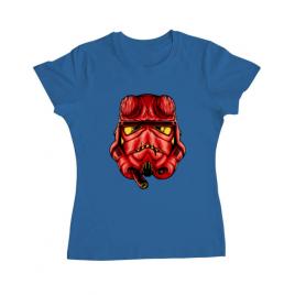 Tricou adler dama helltrooperboy albastru azuriu