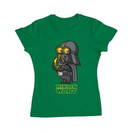 Tricou adler dama minion wars verde mediu
