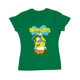 Tricou adler dama minionbob verde mediu