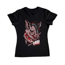 Tricou adler dama pig saw negru