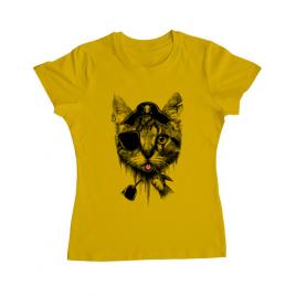 Tricou adler dama piratecat galben