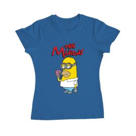 Tricou adler dama the minions albastru azuriu