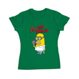Tricou adler dama the minions verde mediu
