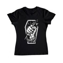 Tricou adler dama work or die negru