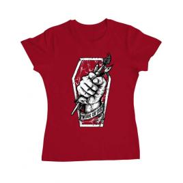 Tricou adler dama work or die rosu