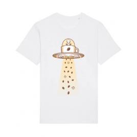 Tricou stanley stella barbat alien coffee invasion alb