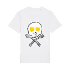 Tricou stanley stella barbat eggskull alb