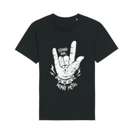Tricou stanley stella barbat stand for heavy metal negru
