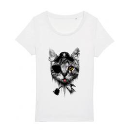 Tricou stanley stella dama piratecat alb