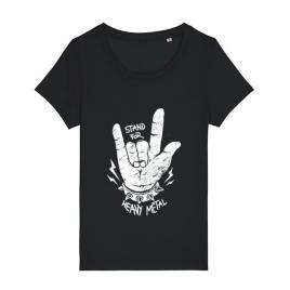 Tricou stanley stella dama stand for heavy metal negru