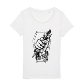 Tricou stanley stella dama work or die alb