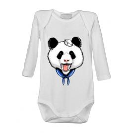 Baby body panda sailor alb