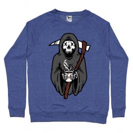 Bluza adler barbat coffee reaper albastru melanj