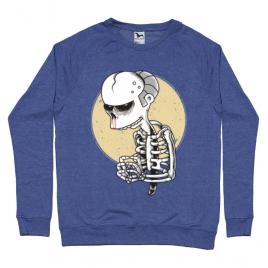 Bluza adler barbat death of grandfather albastru melanj