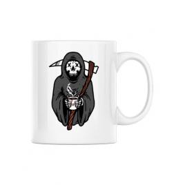Cana personalizata coffee reaper alb