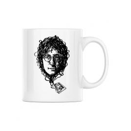 Cana personalizata imagine cassette alb