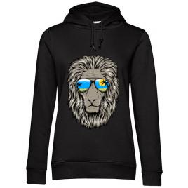 Hoodie dama cu gluga king of summer negru