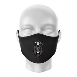 Masca personalizata reutilizabila coffee reaper negru