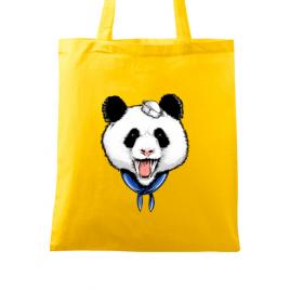 Sacosa din panza panda sailor galben