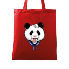 Sacosa din panza panda sailor rosu