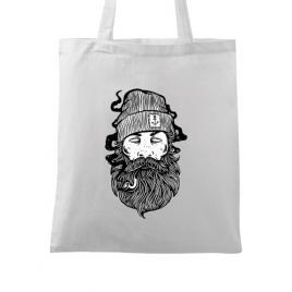 Sacosa din panza sailor man alb