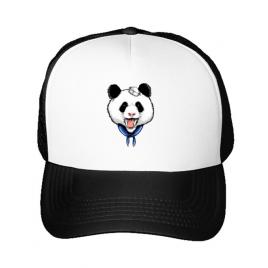 Sapca personalizata panda sailor alb